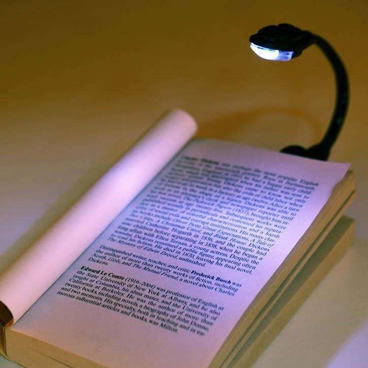 Book Lamp LED Reading Light with Clamp, Black โ image 3