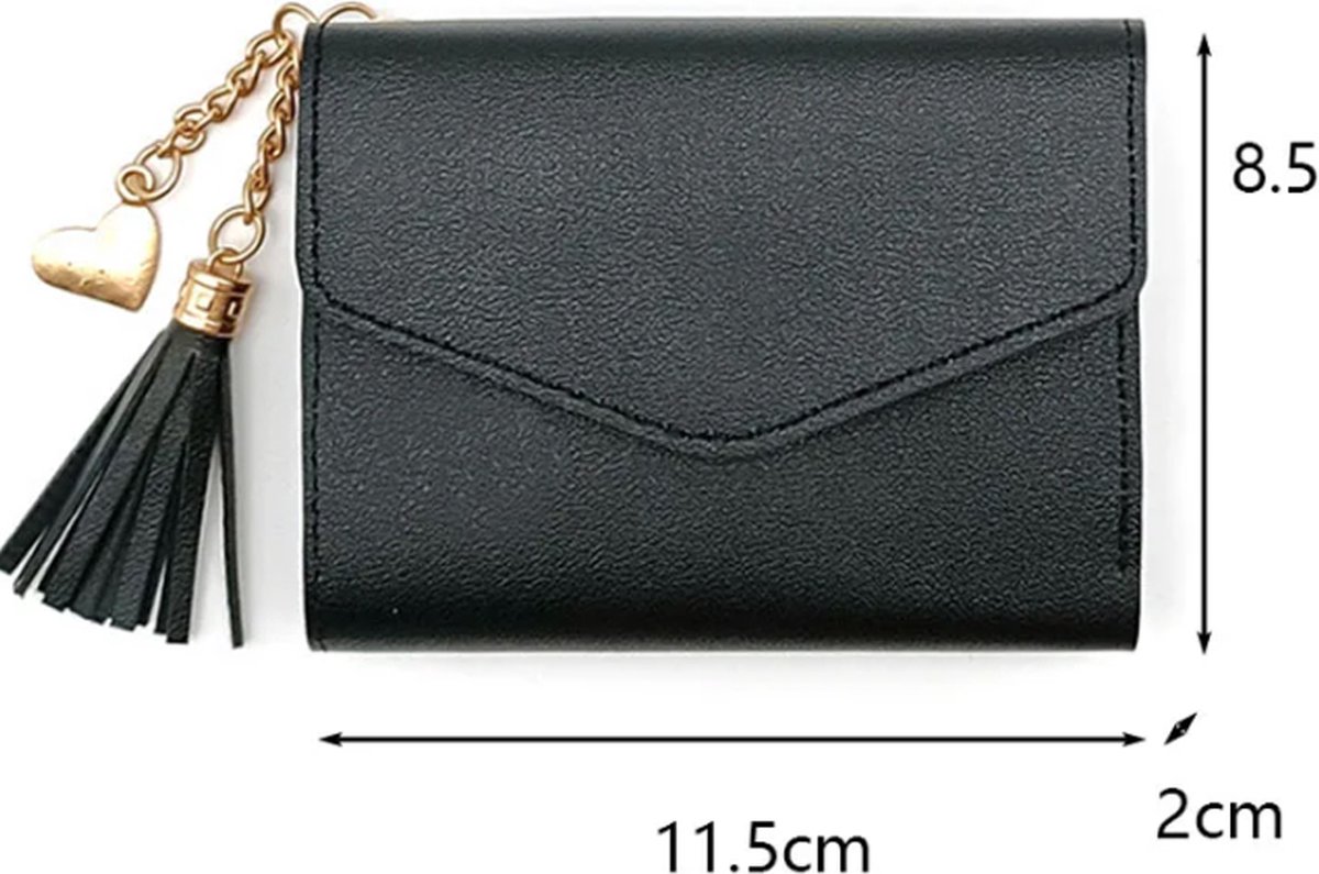 Wallet & Card Holder in 1 | Credit Card Holder | With Cash Compartment | Card Holder | Wallet | PU Leather | Pink — image 2