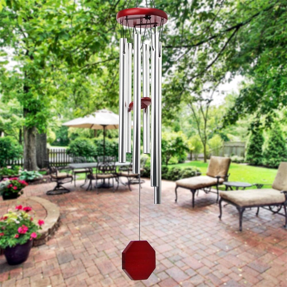 Outdoors Wind Chimes Garden Yard Ornament Home Decor Indoor Metal Hanging Wind Chimes — image 6