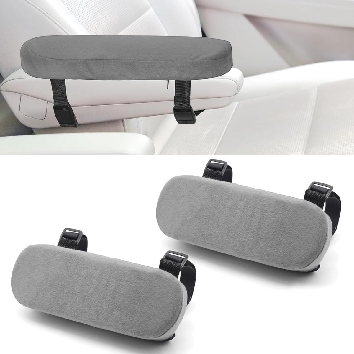 2 pieces - Armrest Cushion - Elbow Cushion - Armpads - comfortable armrest covers - removable armrest cushions - polyester armrest cushions - for office