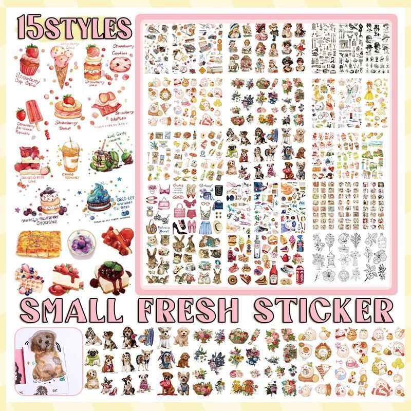 15-Style Creative Student Graffiti Sticker Set Small Fresh Sticker - A-Alchemist's ar tifact โ image 2