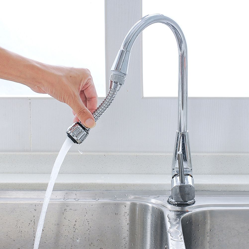 360 Degree Rotatable Faucet Tap Nozzle Filter Adapter Water Saving Filter Sprayer for Bathroom Kitchen โ image 6