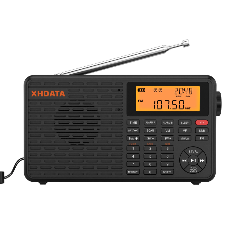 Stereo Digital Portable Radio Black — image 3