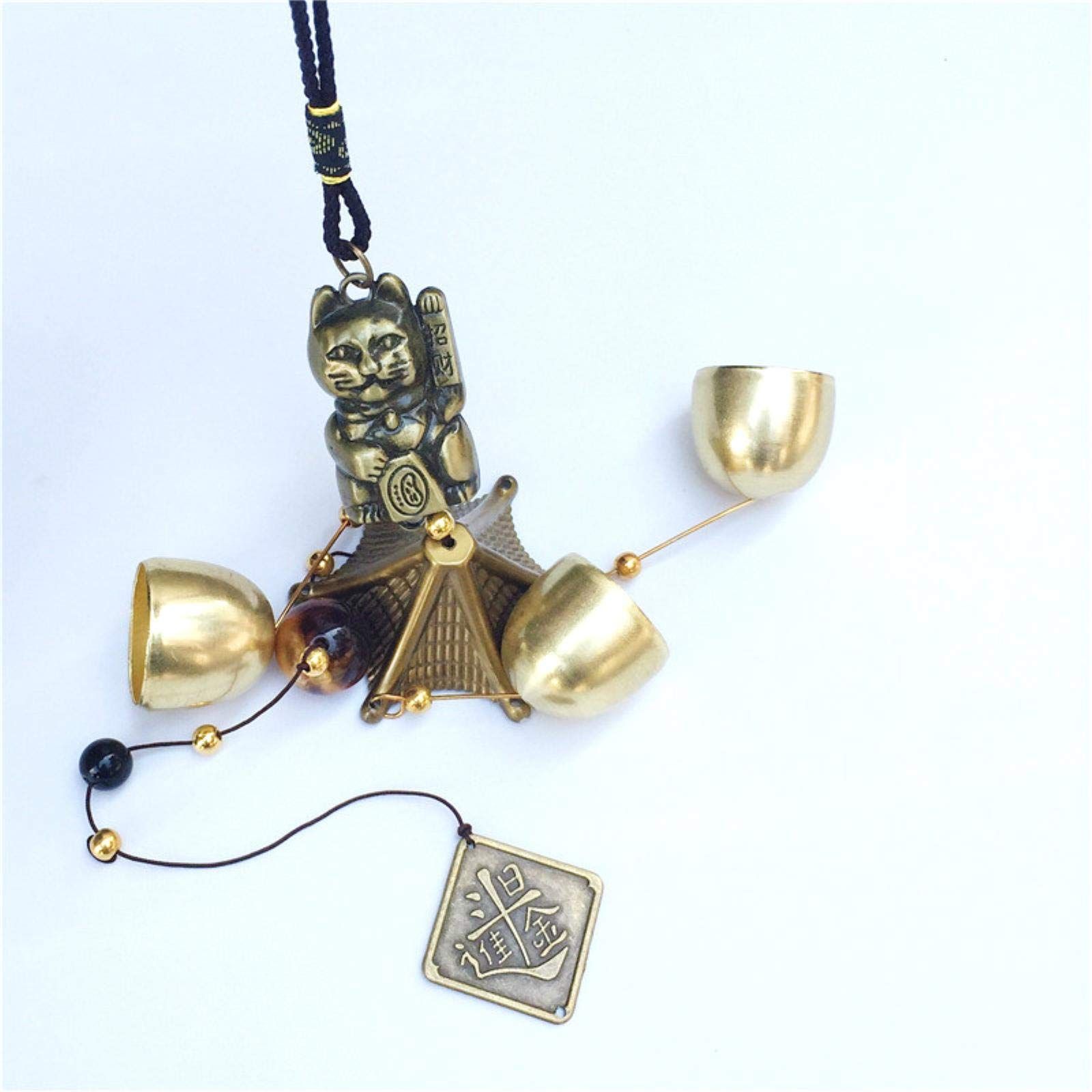 Metal Copper Wind Chime Alloy Bell Feng Shui Windchimes Pendant Garden Backyard Party Hanging Decorations — image 3