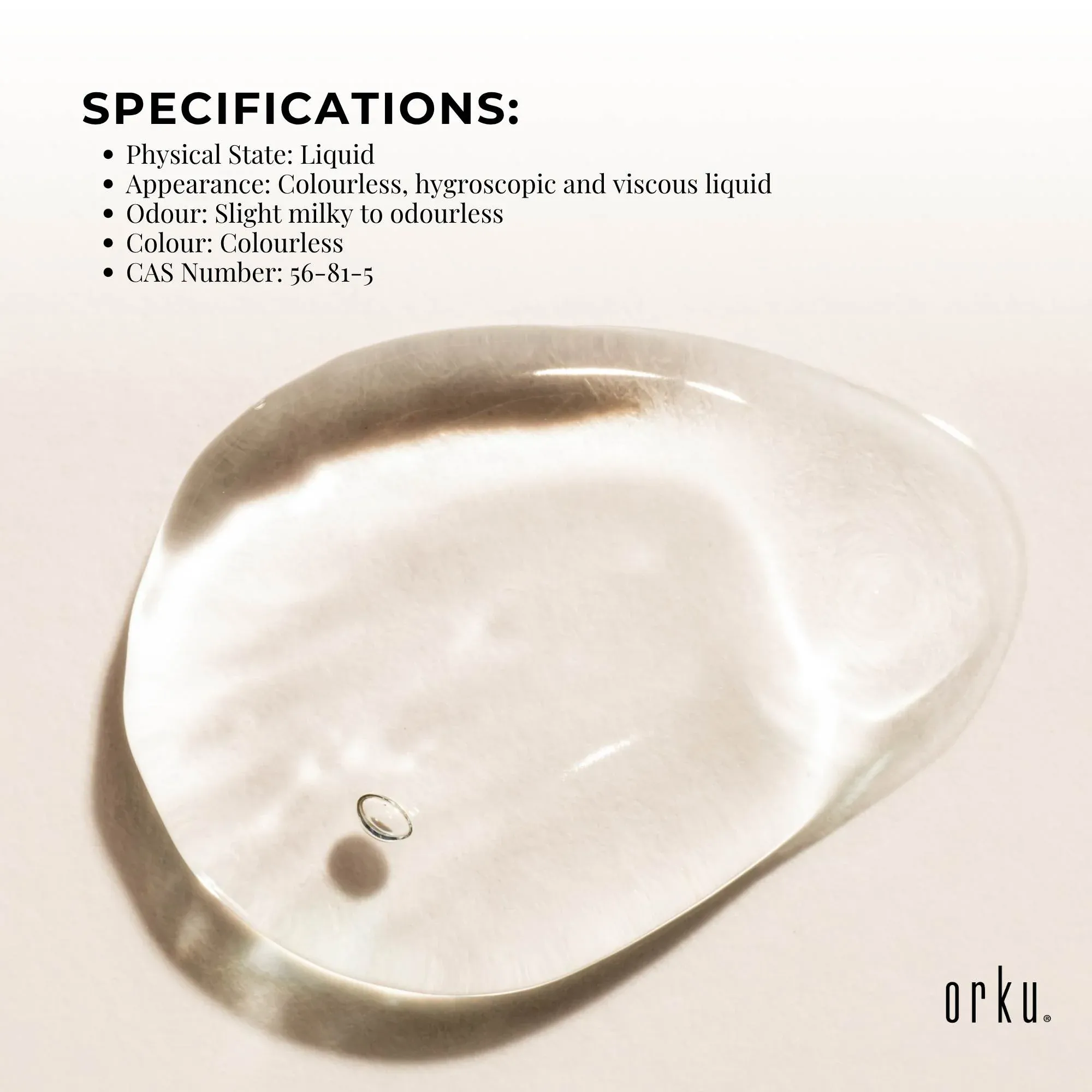 Orku 500mL Glycerine 99.9% Pure USP Food Cosmetic Grade - Vegetable Glycerol — image 5