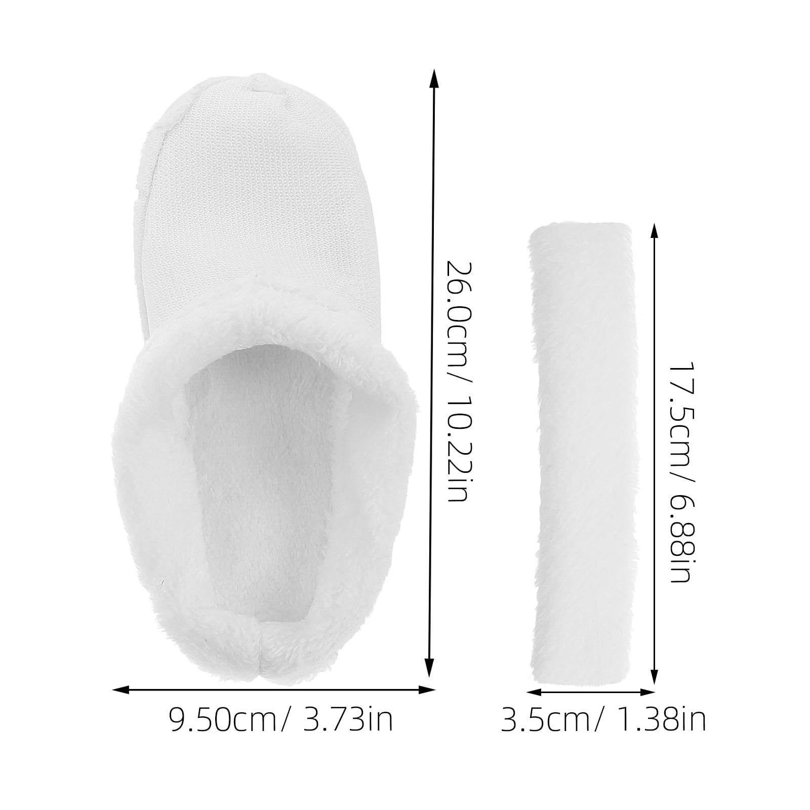 1 Set Shoe Liners Warm Lining Removable and Washable for Women Winter Season Outdoor Activities — image 4