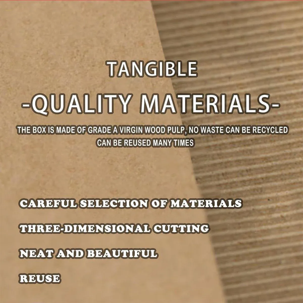 50pcs Corrugated Cardboard Sheets Express Carton Spacer Gasket Packing Material - 21 × 30cm — image 6