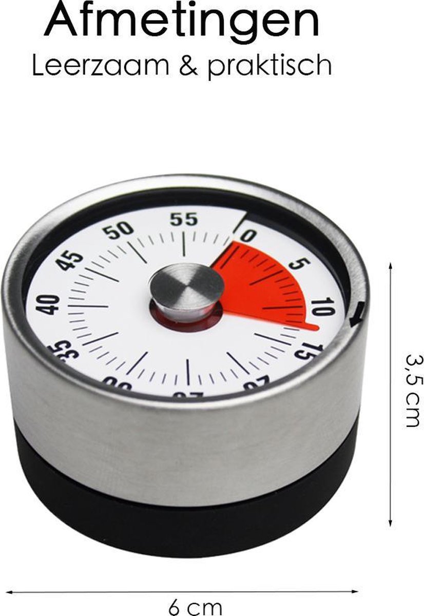 FLOKOO Leather and Metal Clock — image 3