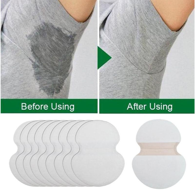100 Pack Armpit Sweat Pads - Underarm Sweat Pads for Women and Men - Dress Shields for Hyperhidrosis Treatment β image 3