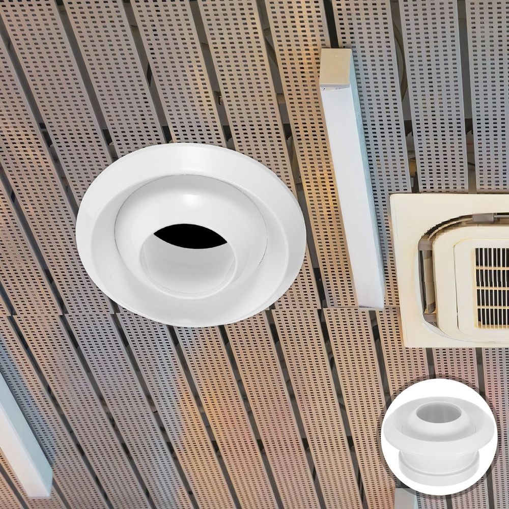 White Plastic Spherical Air Outlet Diffuser for Ceiling with Easy Installation