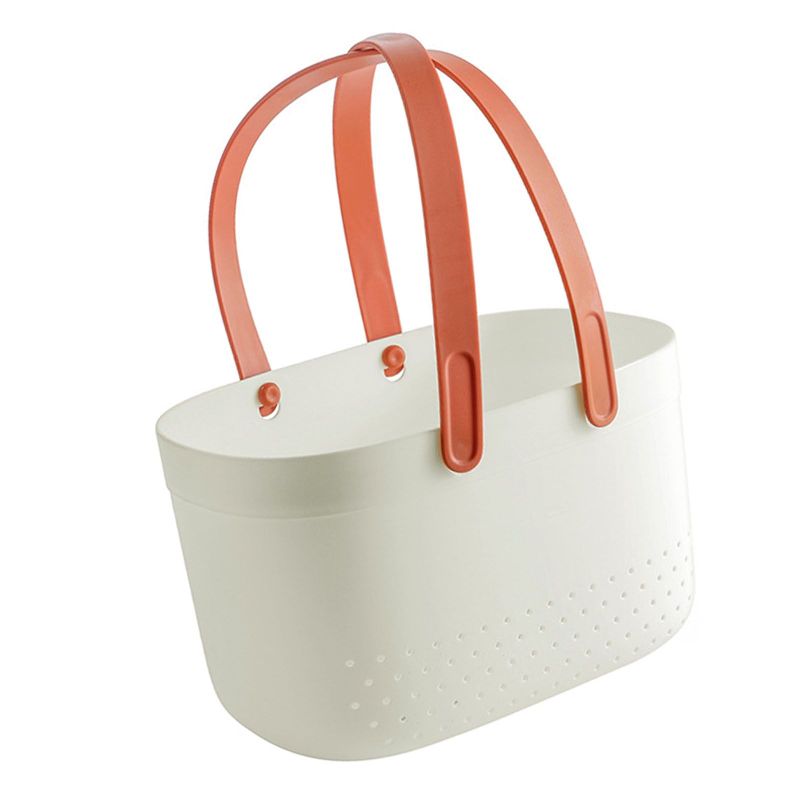 Shower Storage Basket Plastic Large Capacity Bath Storage Basket Container Organizer for Home Dormitory