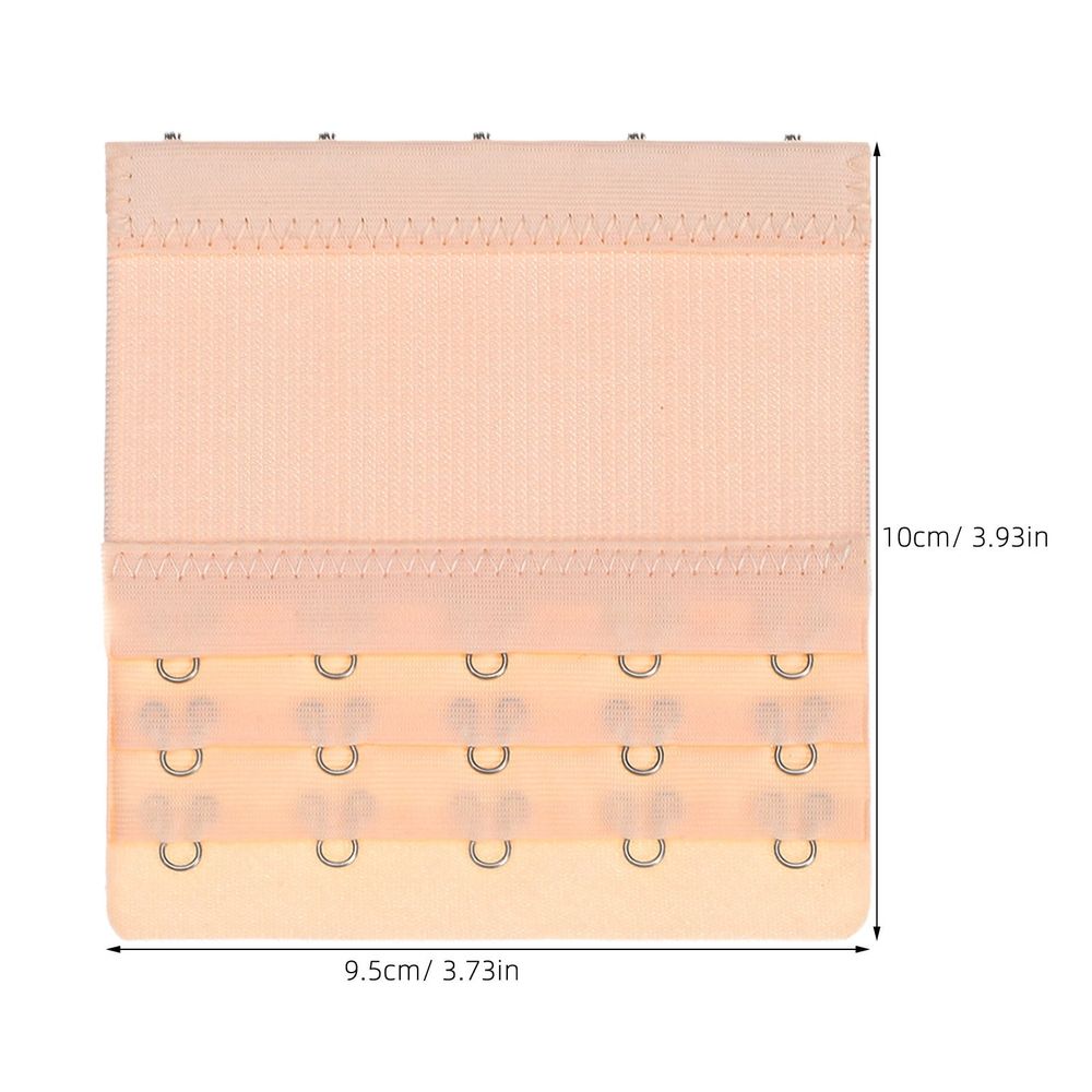 5pcs Bra Back Hooks Stretchable Bra Hooks Bra Extending Hooks Bra Adjustable Fasteners Bra Buckles Women Bra Accessories 5 Hooks
