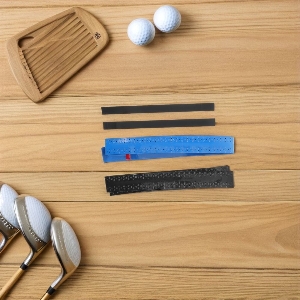 4 Sets Golf Grip Tape Overgrip PU Tacky Putter Grip Wrapping Strips for Golf Practice, Regrip, and Repair Accessories