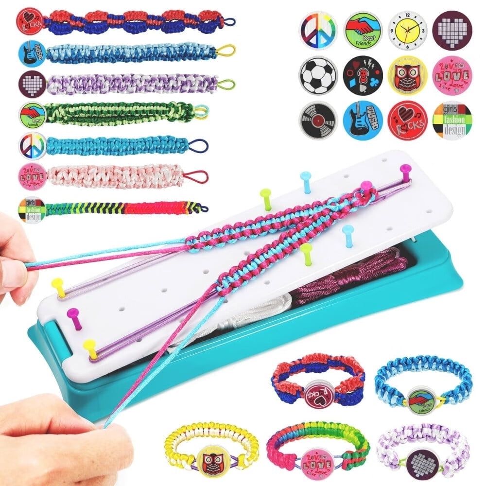 Friendship Bracelet Kits for 6 7 8 9 10 11 12 Years Old Girls,Friendship Bracelet Making Kit,Bracelet String and Travel Activities,Birthday Gifts for Teen Girls,Bracelet Making Kit for Girls Bands