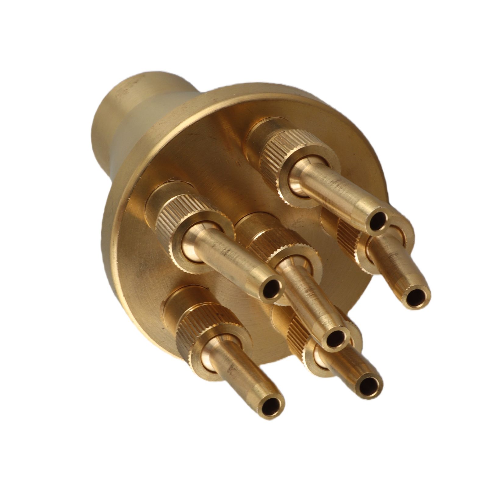 Copper Water Fountain Nozzle Direct Spraying Universal Adjust Pool Sprinkler Head for Garden G2 Inch