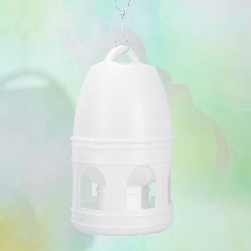 3L Automatic Hanging Bird Feeder with Plastic Material and Easy-to-Use Hangers for Pet Birds