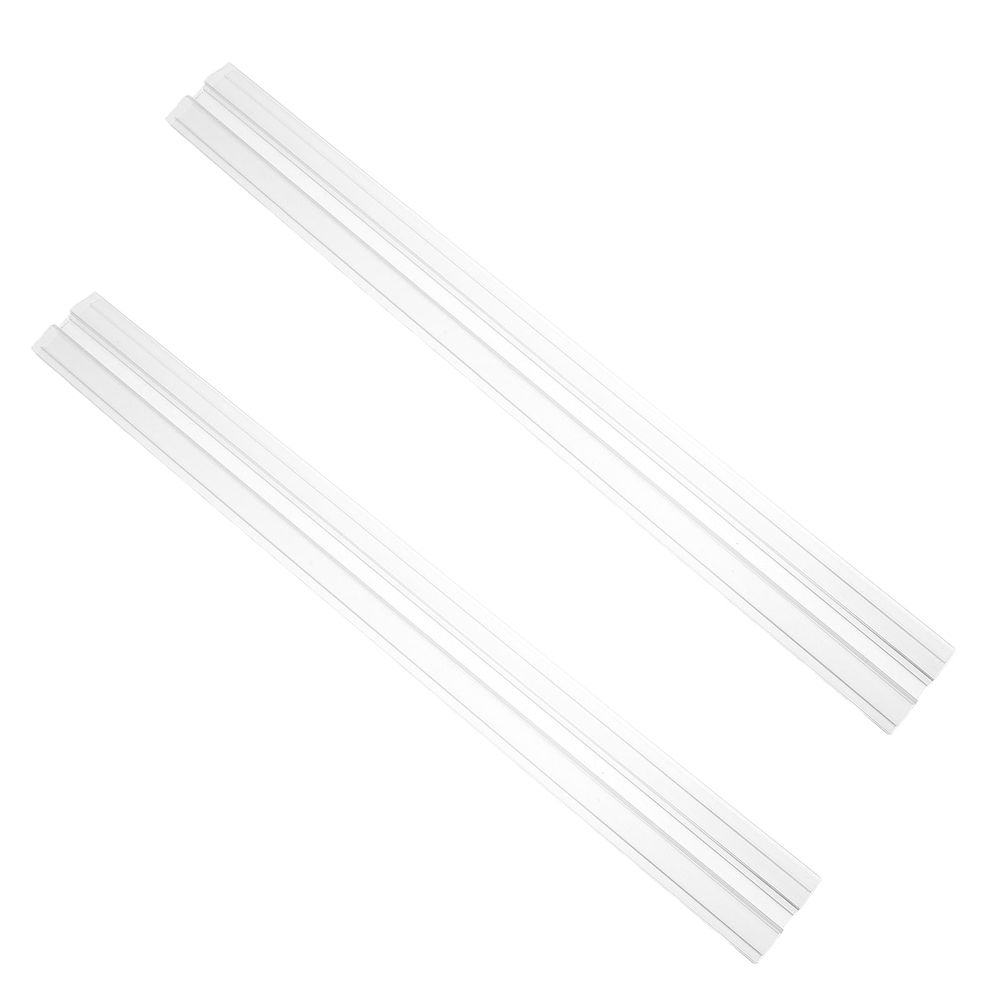 2Pcs Clear Aquarium Lid Hinge Transparent Plastic Flexible No Screw Hinge Strip