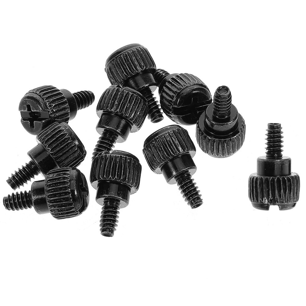 10pcs Thumb Screws Computer Case Hand Tightening Small Screws Secure Side Panel Electronic Parts For Pc Repairs Assembly Diy Projects