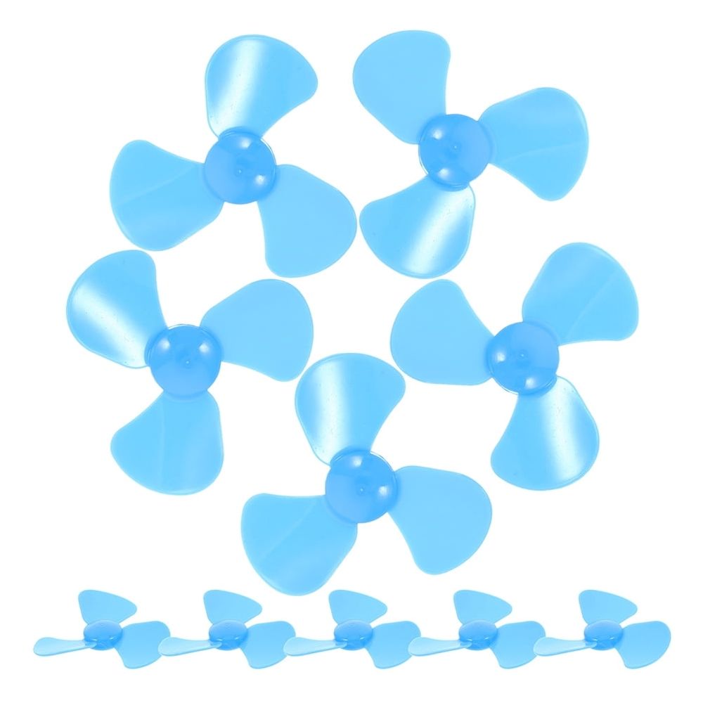 15-Piece Small Plastic Fan Blades Set for Motor Experiment and Educational Projects