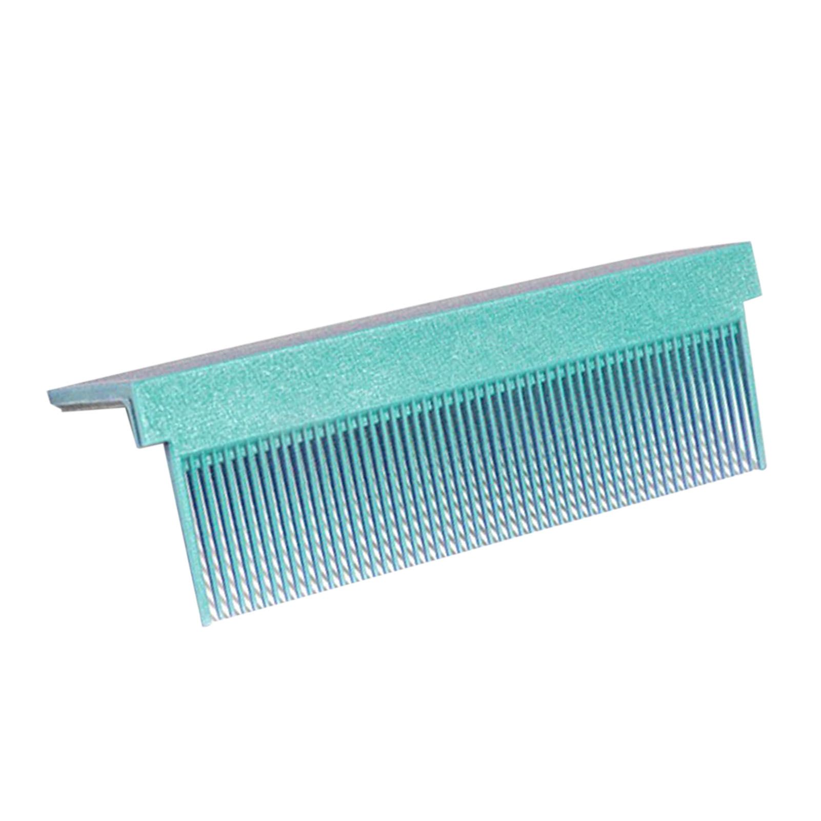 Flat Iron Comb Straightening Comb Attachment Plastic DIY Comb Accessory for Women Salon Hair Style Home Sky Blue