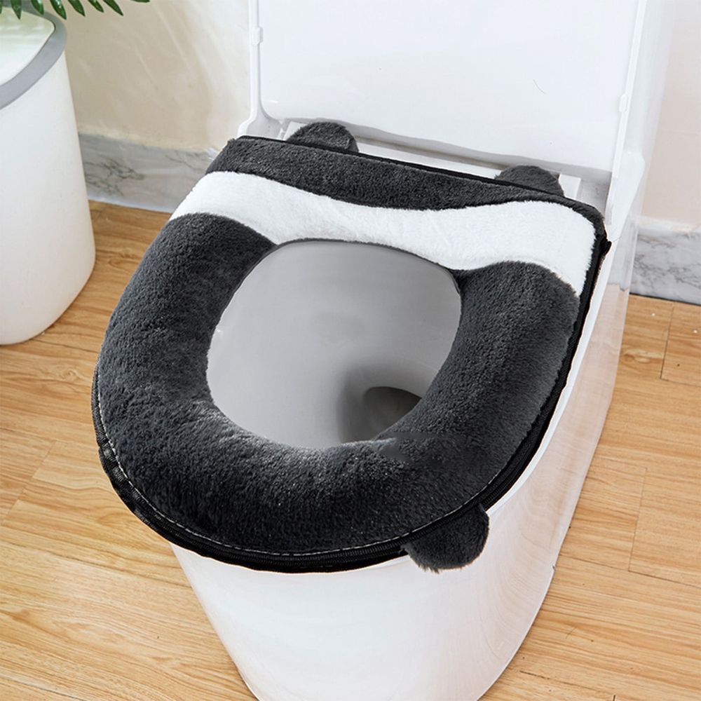 Toilet Seat Riser Household Toilet Seat Cushion Use Knitted Toilet Seat Cover Season Washable Toilet Seat Cushion