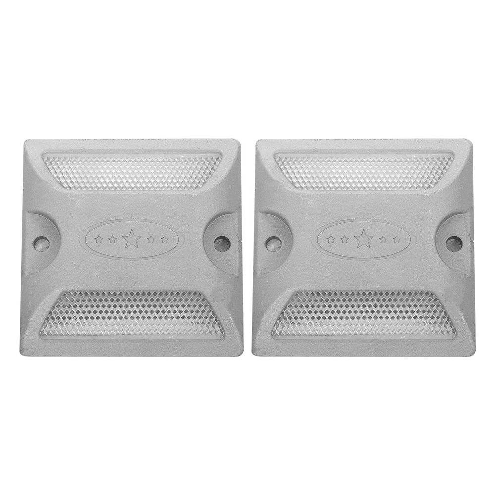 2 Pcs High Visibility Trail Markers Parking Reflectors Floor
