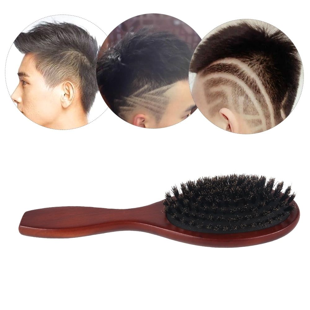 Boar Bristle Hair Brush Set Soft Natural Bristles for Thin and Fine Hair