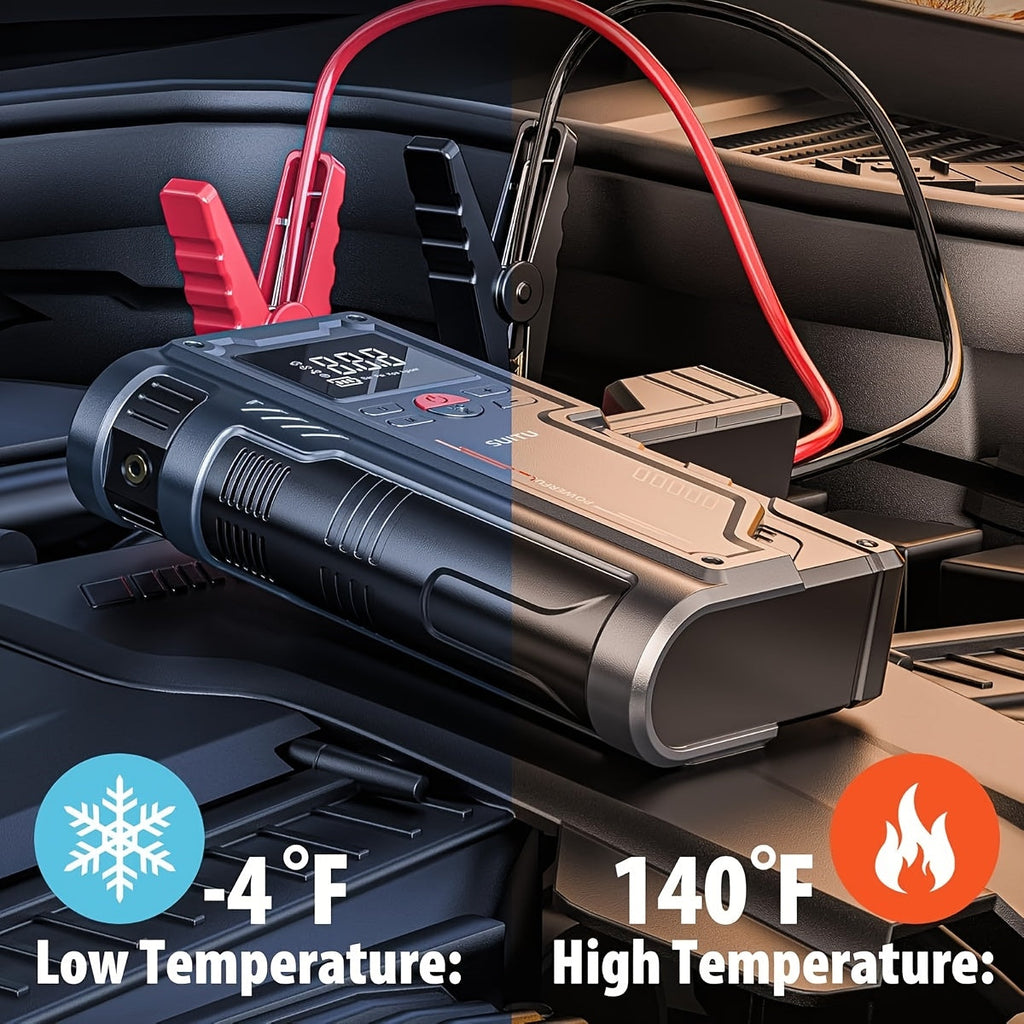 NNETM Portable Air Compressor & Jump Starter-4