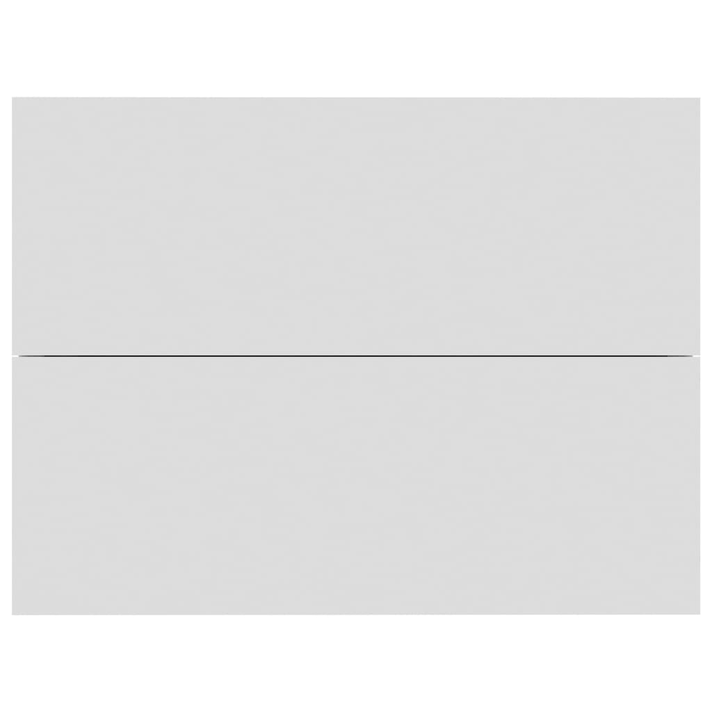 NNEVL Bedside Cabinets 2 pcs White 40x30x30 cm Chipboard