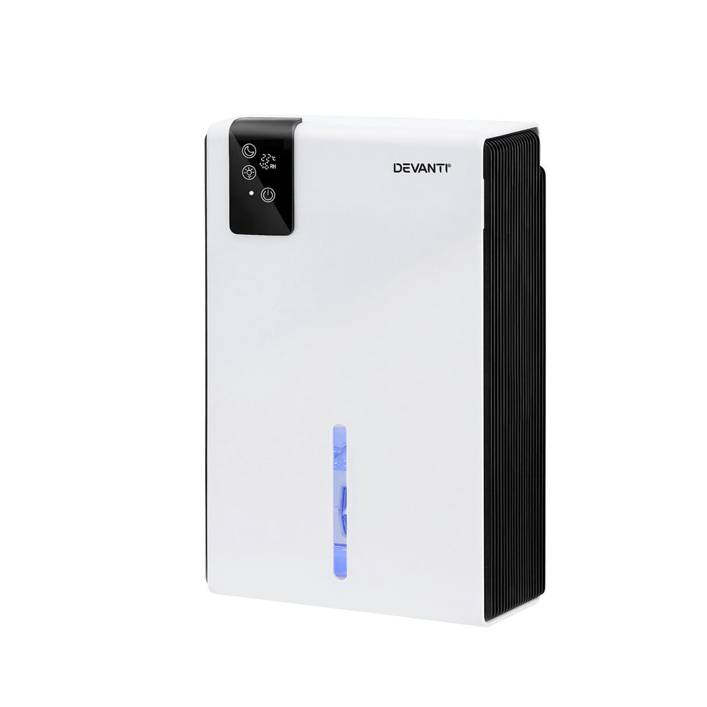 Devanti Dehumidifier 2000ml Portable Quiet Remote Moisture Absorber Home Office