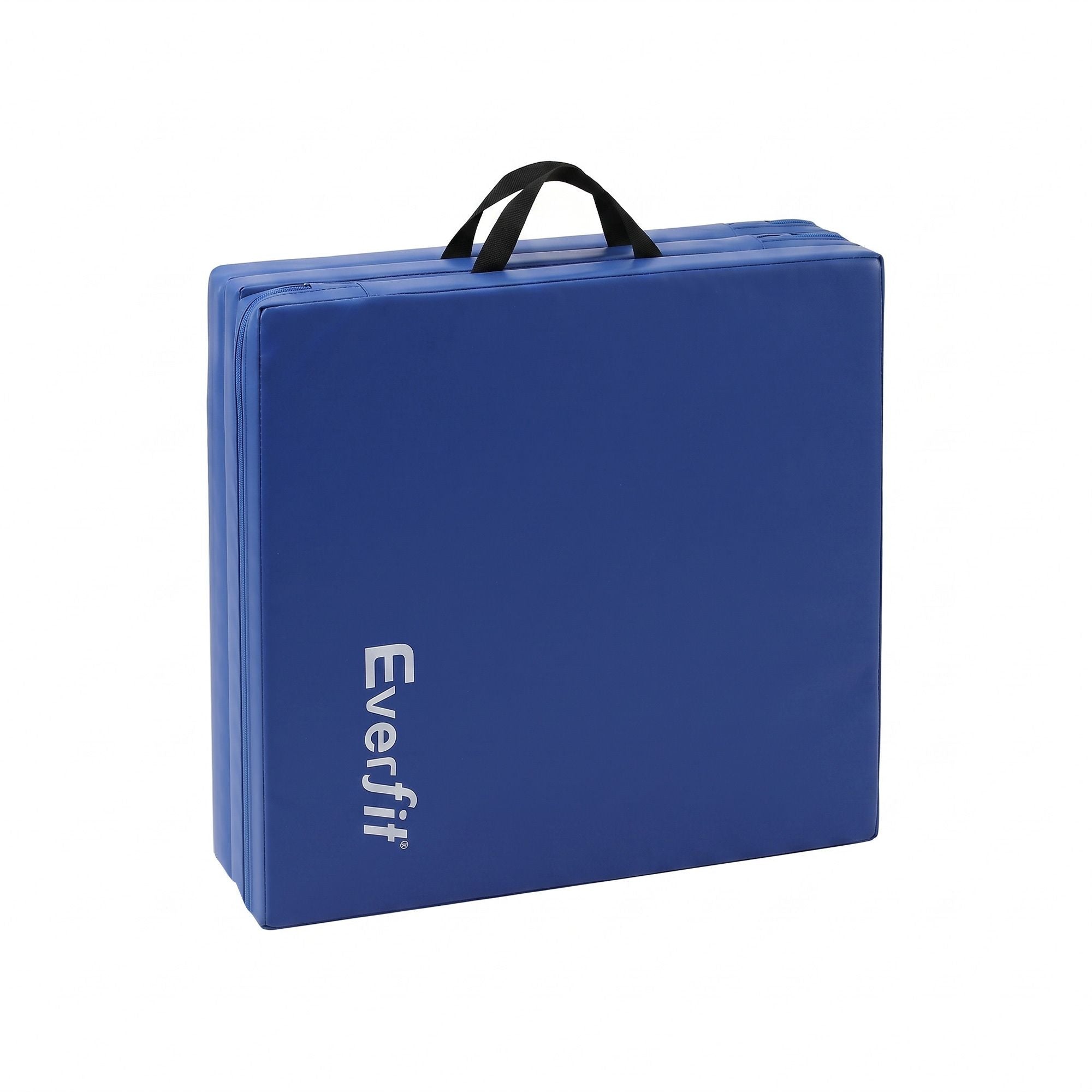 Everfit Gymnastics Mat 180x60cm Folding Exercise Tumbling Mat 3 Fold Blue
