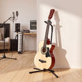 Guitar Stand Folding Adjustable Instrument Holder Rack Acoustic Electric Bass