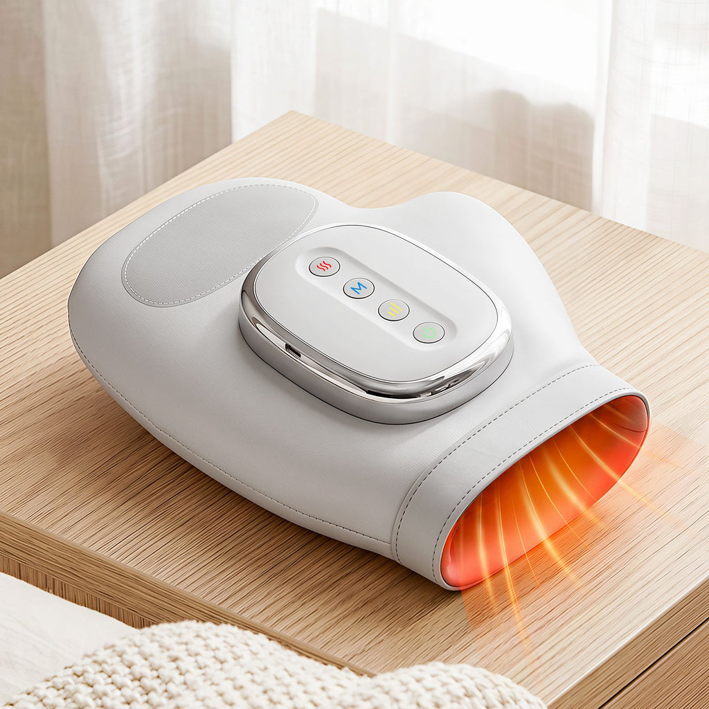 Livemor Hand Massager Heat Compression Arthritis Carpal Tunnel 5 Levels