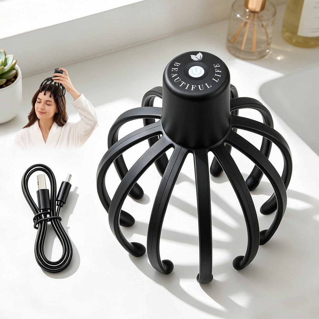 Livemor Head Massager Electric Scalp 360 Cordless Portable 3 Modes