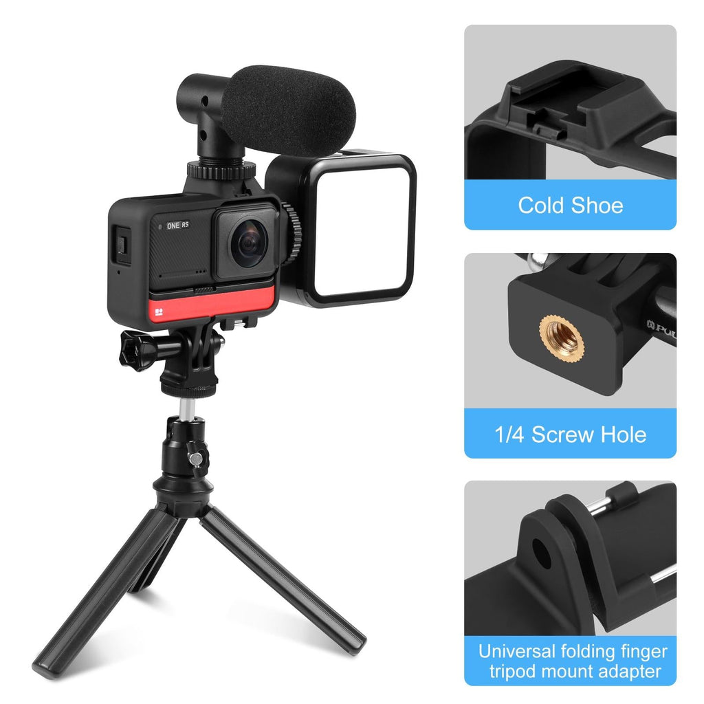 NNEIDS Insta360 One R 4K / 360 / 1 Inch Plastic Frame Case