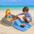 Keezi 2-in-1 Kids Sandpit Water Table Excavator Digger Sensory Play Toys