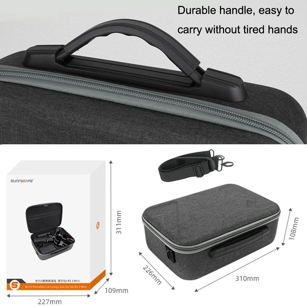 NNEIDS Protective Storage Bag For Dji Rs 3 Mini Stabilizer-1