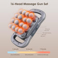 Massage Gun 16 Head Deep Tissue Percussion Muscle Massager 9 Speed Starry Sky