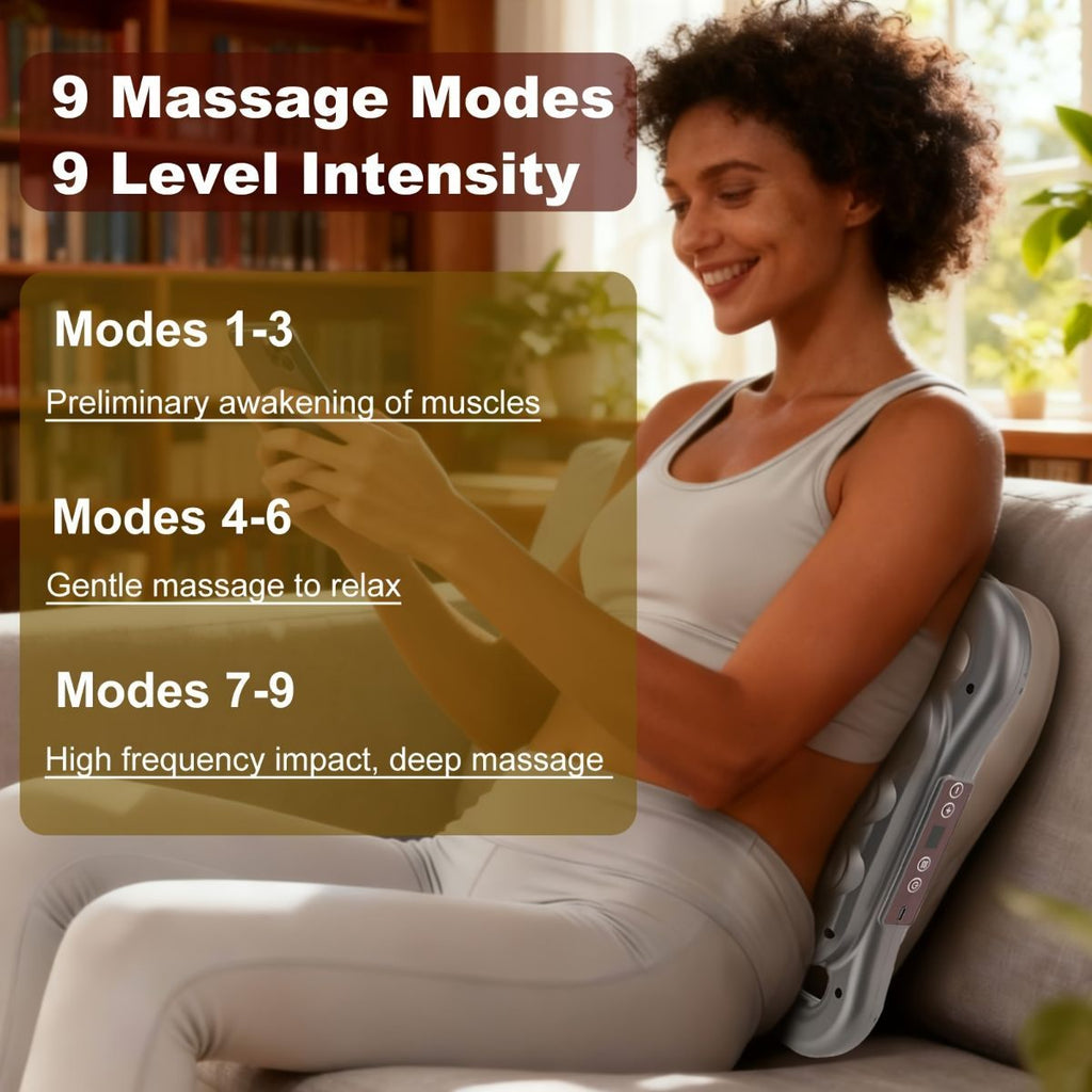 Massage Gun 16 Head Deep Tissue Percussion Muscle Massager 9 Speed Starry Sky