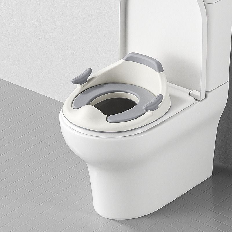 baby portable toilet seat, potty training, no installation, splash proof, hanging storage, travel potty seat, toddler toilet training seat - Gray - Size Hard seat cushion