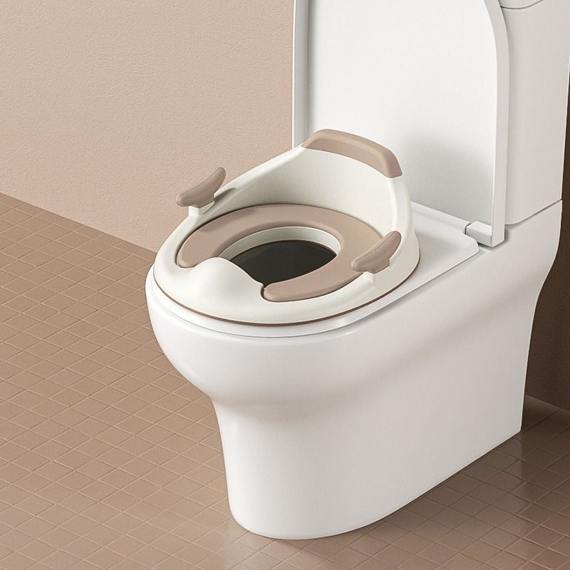baby portable toilet seat, potty training, no installation, splash proof, hanging storage, travel potty seat, toddler toilet training seat - Gray - Size Hard seat cushion