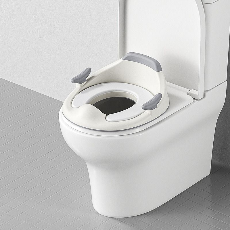 baby portable toilet seat, potty training, no installation, splash proof, hanging storage, travel potty seat, toddler toilet training seat - Gray - Size Hard seat cushion