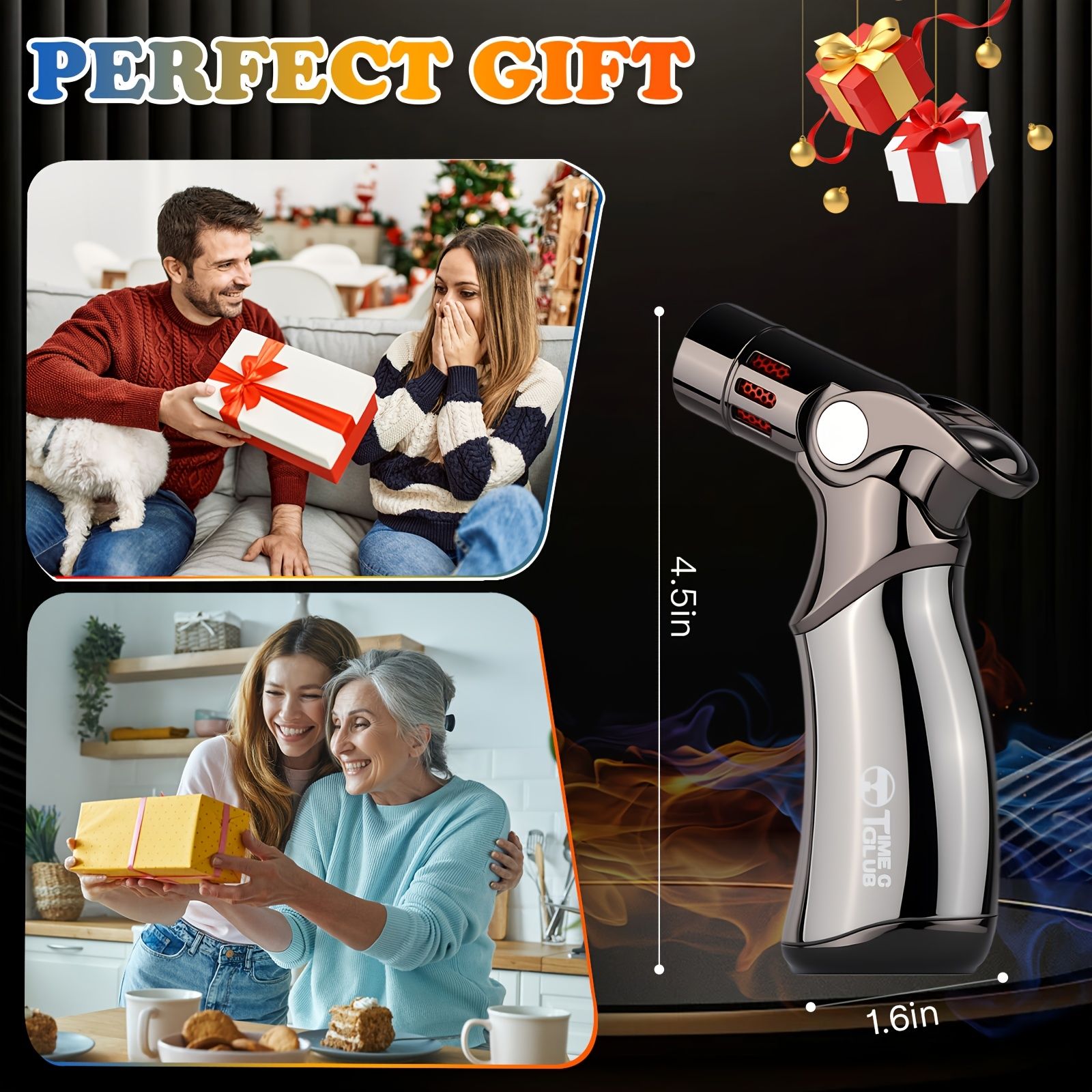 butane torch lighter, refillable torch lighter, air-permeable mesh lighter, mirror finish lighter, professional soldering lighter, candle lighting torch, Australian market lighter, butane fuel lighter