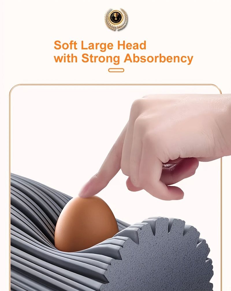 Black self-wringing sponge mop, Australian household mop, floor cleaning tool, comfortable mop, durable sponge mop, spill cleaning, timber floor mop