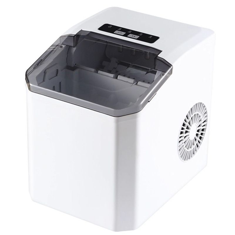 mini ice maker, household ice maker, portable ice maker, desktop ice maker, automatic ice maker, smart ice maker, bullet ice maker, dormitory ice maker, Australia, summer, small appliance, countertop ice machine - Silver - Size Australian Standard