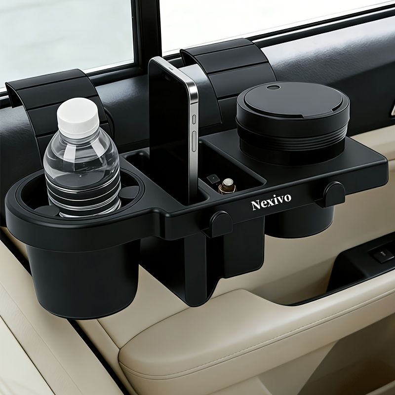 car door cup holder, car organizer, car storage, vehicle accessory, cup holder for car, car interior organizer, drink holder, car cup holder organizer