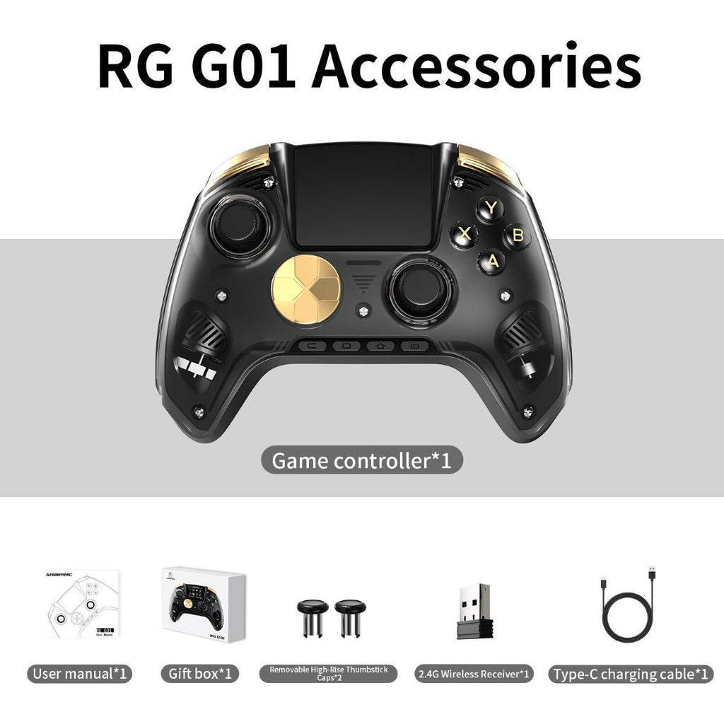 Smart Game Controller 2.5D HD Screen Purple Kirin Joystick Heart Rate - Black - Size 1PCS
