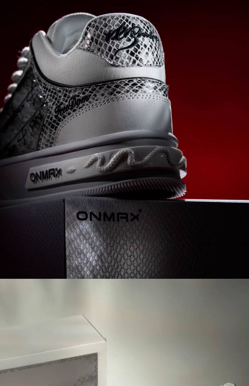 Women'S Casual Board Shoes Silver Snake Sneakers Trendy Women'S Sneakers - Silver - Size 10(AU10/EU41)
