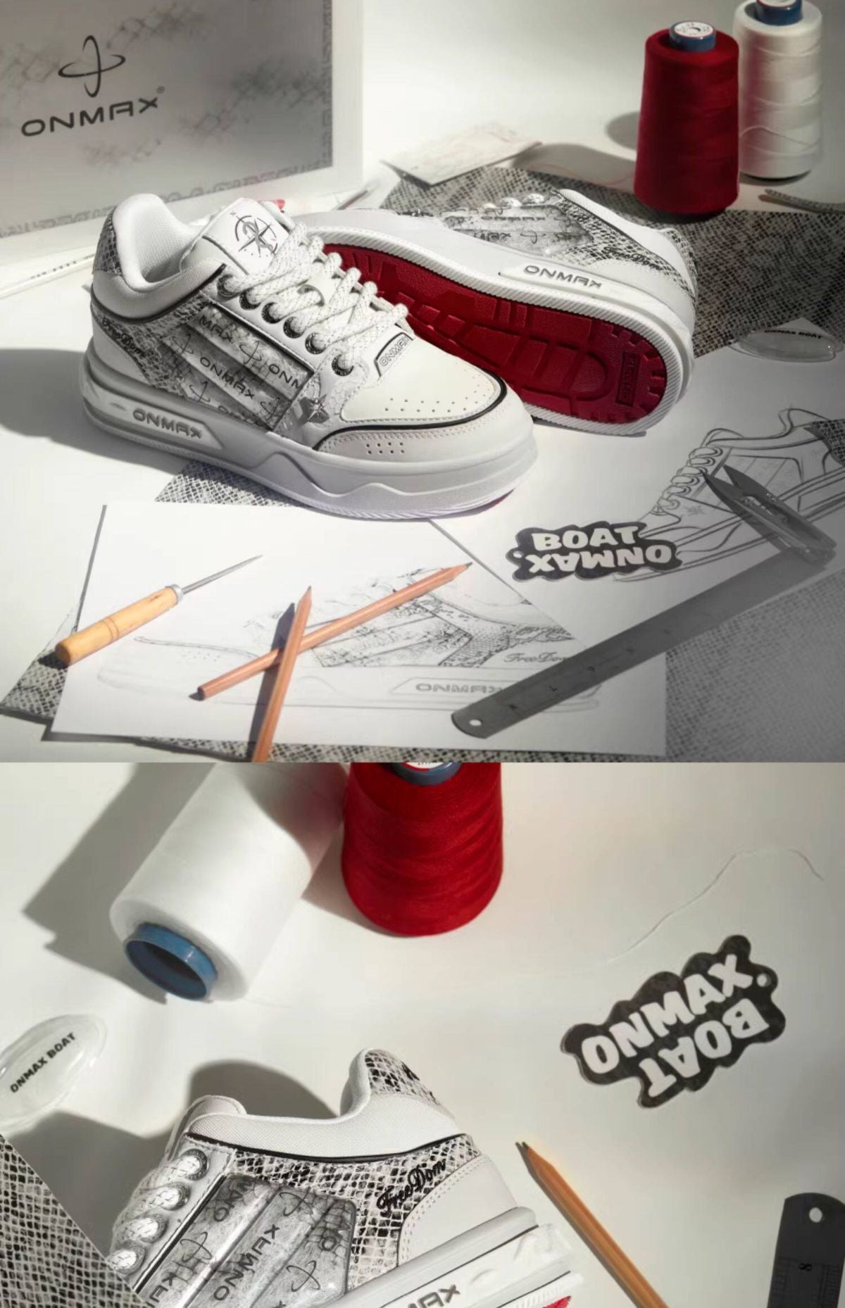 Women'S Casual Board Shoes Silver Snake Sneakers Trendy Women'S Sneakers -Silver - Size 6(AU6/EU37)