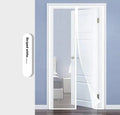 Magnetic Screen Door Self-Sealing Mesh Curtain Heavy-Duty Screen Door Insect - White - Size 120-210cm